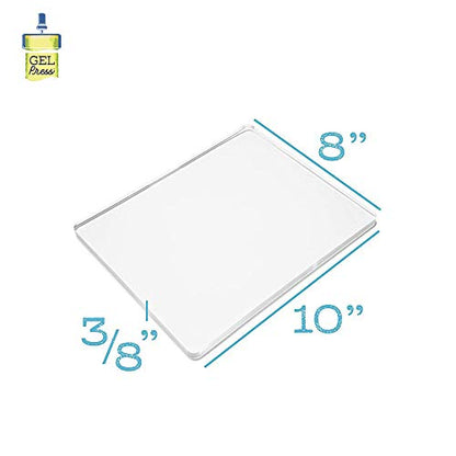 Gel Press Monoprinting Gelli Plate - (Size: 8" X 10") - 10802 | Top Gel Printing Plate for Arts & Crafts - size: 8" x 10"