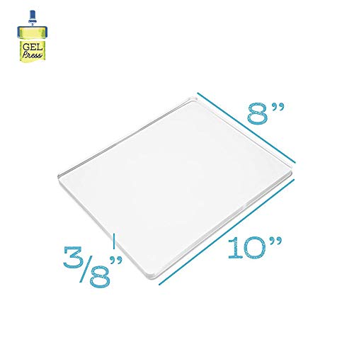 Gel Press Monoprinting Gelli Plate - (Size: 8" X 10") - 10802 | Top Gel Printing Plate for Arts & Crafts - size: 8" x 10"