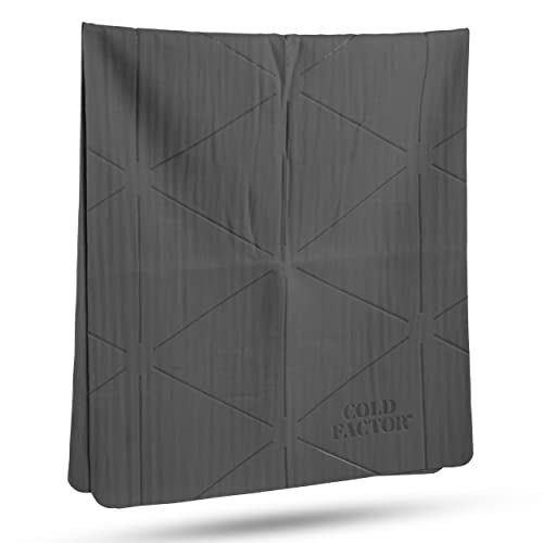COLD FACTOR Instant PVA Cooling Towels, Cooling Neck Wraps, Gray, 1 Pack - color: Gray