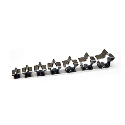 Alloy Steel Star Shape Cutting Die for Cardboard, Leather, PVC, Fabric Good Helper for Handicraft (Steel04) - color: Steel04