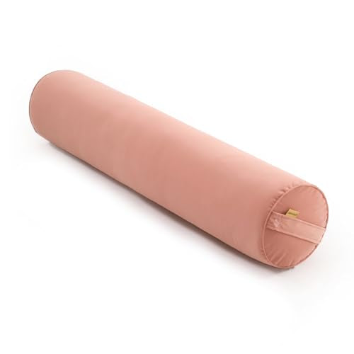 Body Pillow for Adults,Long Round Pillow,Big Cylindrical Pillow,Large Full Bolster Pillows for Side Sleepers (Blush Pink, 39.37"*7.87") - color: Blush Pink, size: 39.37"*7.87"