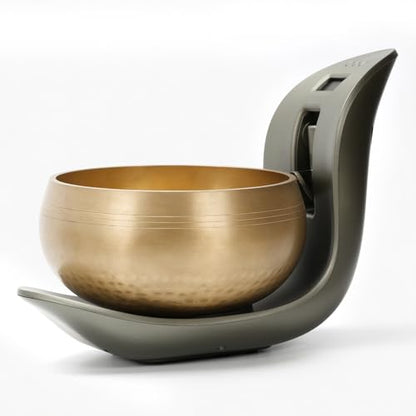 Automatic Singing Bowl – Hands-Free Sound Healing Bowl for Meditation, Yoga, Mindfulness, Energy Healing, Deep Relaxation & Sleep,Auto-Striking Tibetan Singing Bowl with Resonant Tone - color: Auto Singing Bowl, size: 8 inch