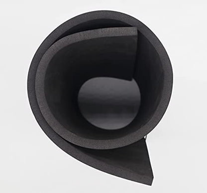 EVA Foam 2mm-10mm 13.7"×39" Craft Foam Sheet 74 kg/m³ Cosplay Foam for Craft Model Cosplay 10mm - color: Black, size: 10mm -Thickness