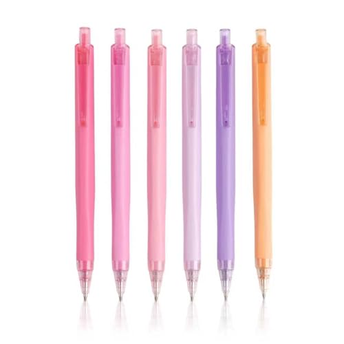 Retractable Acrylic Gel Pens 6 Colors Acrylic Paint Markers ‌0.7mm Fine Tip Multicolor Art Set ‌Colors Gel Ink Pens for Canvas, Rock, Wood, Ceramic, Fabric Drawing & DIY Art Projects