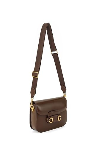 Solid Color Canvas Purse Strap Handbag Strap Adjustable Replacement Cross Bands - color: Coffee