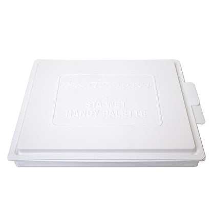 Masterson Sta-Wet Handy Palette Airtight Paint Palette Keeps Paint Fresh for Days, 8.5 by 7 Inches, Made in USA