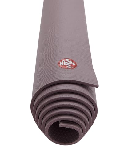 Manduka PRO Yoga Mat - 6mm | Lifetime Durability | Hygienic Construction | Premium Studio Quality | Teacher Approved - color: Elderberry, size: 68" x 26"