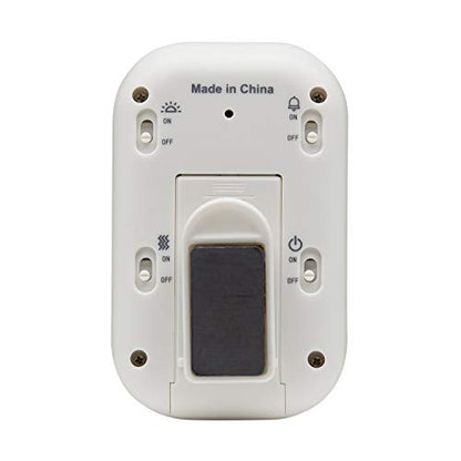 Taylor Multi-Alert (Sound, Light, Vibration) Digital Timer, Standard, White