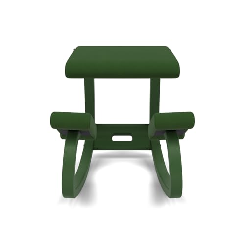 Varier Ergonomic Kneeling Chair, Rocking Knee Stool for Home Office Desk - color: Forest