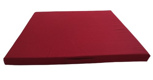 Deluxe Zabuton Meditation Mat - color: Red