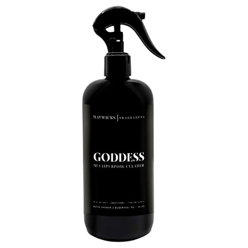 Mavwicks Fragrances All Purpose Cleaner Spray (Goddess) 16 Oz – Multipurpose Surface Cleaning Spray for Kitchen, Bathroom, Floors and Counters, Home and Office, Natural and Non-Toxic
