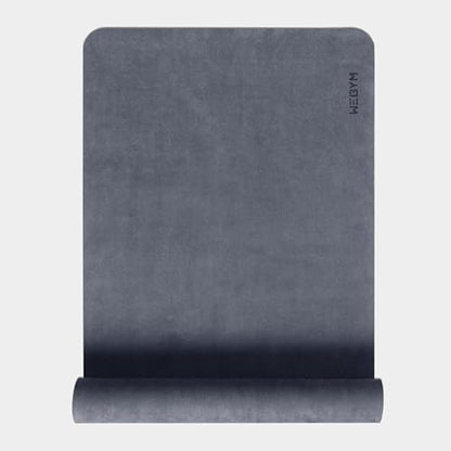WeGym Yoga Mat, 4 mm Cushioned Non-Slip for Yoga, Pilates and Home Workouts - color: SU_Slate, style: Suede