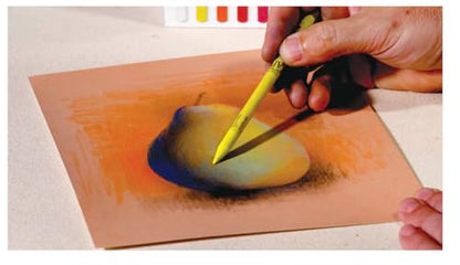 SENNELIER Pastel Pencil Set, 24 Full Size Pencils, Landscape Set, Magnetic Cardboard Box (N132340.03)