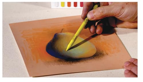 SENNELIER Pastel Pencil Set, 24 Full Size Pencils, Landscape Set, Magnetic Cardboard Box (N132340.03)