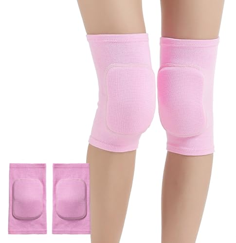 Knee Pads for Women Men, Dance Knee Pads Wrestling Knee Pads Basketball Knee Pads Volleyball Knee Pads for Women, Knee Protector Soft Knee Pads for Work (Pink, Small) - color: Pink, size: Small