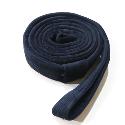 6.6ft 2m Aerial Loops Aerial Straps Ropes Aerial Acrobatics Body Loop Trapeze Circus Apparatuses Equipment Yoga Straps 1 pairs - color: Black