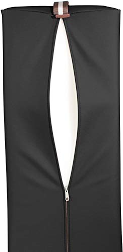 Master Massage Tables 9 inches Large Half Round Bolster Pillow, Half Moon Bolster Pillow for Massage Table, Semi-Round Massage Pillow Cushion with 100% PU Leather, Durable Soft 9"x 26" - (Black) - color: Black, size: 1 count (pack of 1)