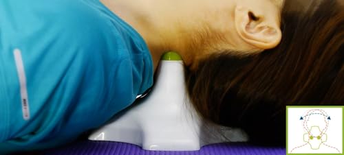 Neck & Shoulder Wellness Relaxation Pillow, Tension Reliever, Manual Pressure Massage Tool for Muscle Comfort & Everyday Relaxation, Non-Powered Massage Apparatus, Massage Ball – C