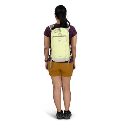 Osprey Daylite Cinch Backpack - Lightweight Travel Bag for Hikes, Festivals, and Everyday, Fuzzy Window Print/Torrent Blue - color: Fuzzy Window Print-torrent Blue