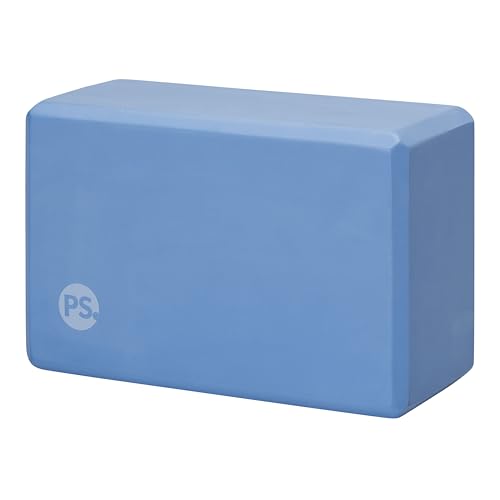 POPSUGAR Solid EVA Yoga Block, 4"x6"x9" Brick (Periwinkle) | EVA Foam | Lightweight | Balance, Alignment & Flexibility