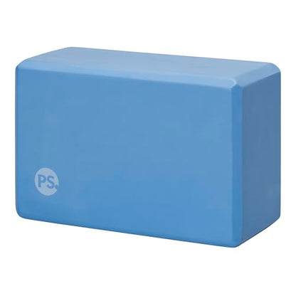 POPSUGAR Solid EVA Yoga Block, 4"x6"x9" Brick (Periwinkle) | EVA Foam | Lightweight | Balance, Alignment & Flexibility