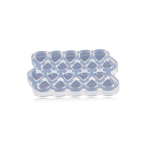 Mini Water-Drop Shape Earring Molds Small Resin Mold Clear Silicone Mold for DIY Earrings, Ear Studs, Pendant, Jewelry Making Crafts, Chocolate Mold for Cake Candy - color: Mini water-drop shape