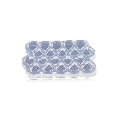 Mini Water-Drop Shape Earring Molds Small Resin Mold Clear Silicone Mold for DIY Earrings, Ear Studs, Pendant, Jewelry Making Crafts, Chocolate Mold for Cake Candy - color: Mini water-drop shape