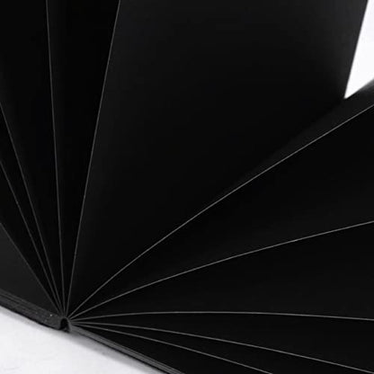 4.9x4.9 Inches Black Paper Sketchbook,30Sheets Tearable Small Sketchbook | 110LB / 180 GSM Premium Heavyweight Paper Sketchbook,Art Sketch Book for Pencil, Pastel, Gel Pen, Charcoal, Metallic Marker - color: 1-4.9x4.9 inch-180gsm-blcak paper