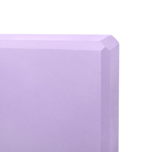 EXERZ Yoga Blocks 2 pack, Gym Blocks, Exercise Workout Fitness Bricks, Pilates Stretch Handstand Non-Slip - color: Lavender