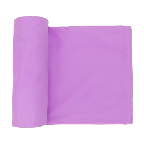 Eunzel Hot Yoga Towel Non Slip Yoga Mat Towel Non-Slip Sweat Absorbent Microfiber Towel for Hot Yoga, Pilates and Workout 72" x 26.5", Purple - color: Purple