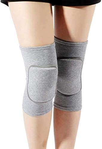 Volleyball Knee Pads for Dancers, Soft Breathable Knee Pads for Men Women Kids Knees Protective, Knee Brace for Volleyball Football Dance Yoga Tennis Running Cycling Workout Climbing - color: Gray, size: Medium