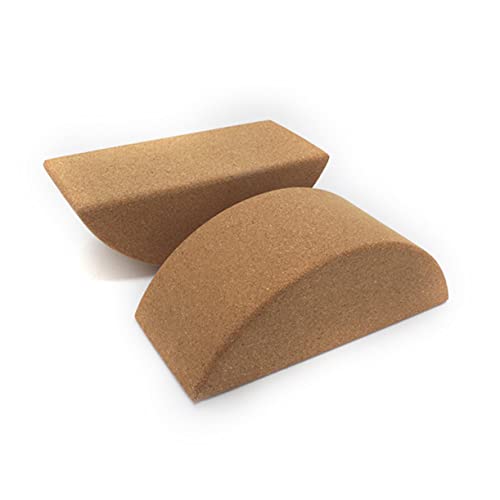 VOSAREA Cork Yoga Block High Density Yoga Brick for Balance Stretching Pilates Hot Meditation Non Slip Support for Core Workouts 9.44 X 3.93 X 3.34 in 1 Pack