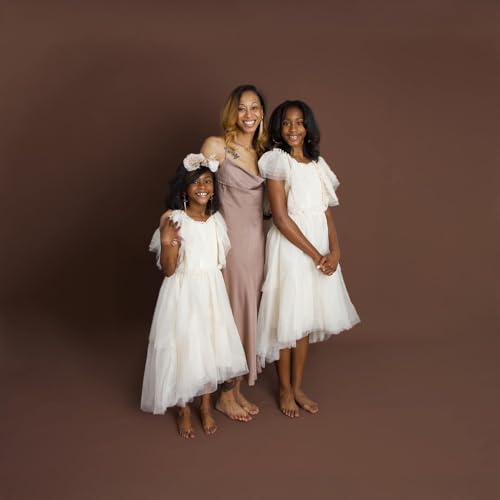 Kate Seamless Paper Backdrop for Photography, Party, Live Streaming, Brown Paper Roll (86''x32.8' Coco Brown) - color: Coco Brown, size: 86''x32.8'