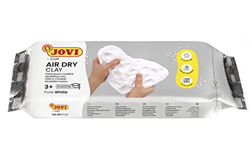 Jovi - Air Dry Modeling Clay, 2.2 lb White, for Kids and Adults | No oven needed, Gluten-free Pottery Clay for Sculpt & Crafts Projects