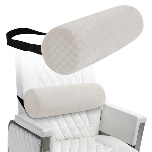 Coeyese Lumbar Roll Pillow for Lower Back Support, Cream, Long-15 * 4.3'' - color: Cream, size: Long-15*4.3''