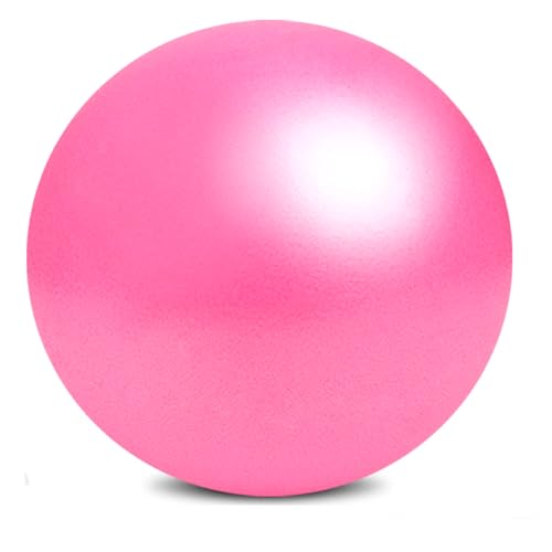 Mini Yoga Balls 6 Inch Exercise Pilates Therapy Balance Micropore Ball Barre Equipment for Home Stability Training Physical Core Training - color: Pink