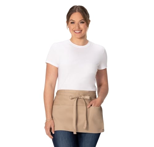 Chef Works Unisex Waitress Apron - color: Khaki