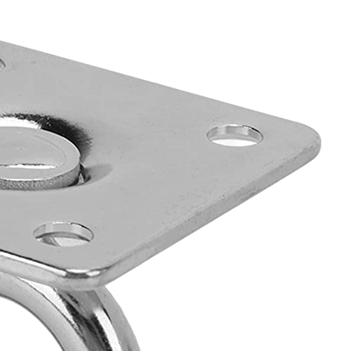 Hammock Chair Hanging Kit, Stainless Steel Swing Ceiling Mount Set, Hanging Kit for Yoga Hammock Sandbag, 250kg/551lb Load Capacity with 4 Screws, Rotating Door Buckle M8