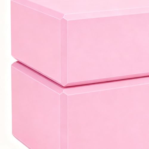 Blocks Yoga with Pads Lightweight Soft Foam Pilates Brick | Balance Flexibility Training Blocks for Fitness Exercise Home Gym Travel Dance