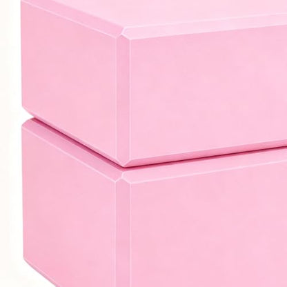 Blocks Yoga with Pads Lightweight Soft Foam Pilates Brick | Balance Flexibility Training Blocks for Fitness Exercise Home Gym Travel Dance