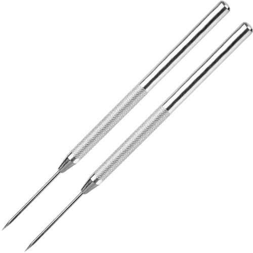 2 PCS Clay Needle Tools, Stainless Steel Pottery Tool Polymer Clay Tools | Air Dry Clay Tools for Carving Sculpting