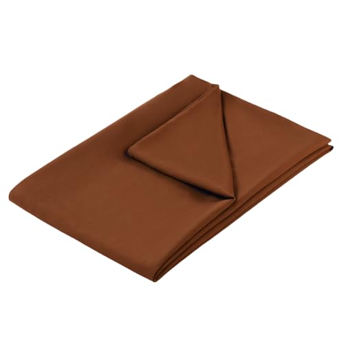 Weighted Blanket Cover, 48 x 72, Coffee Color, Washable, 8 Ties - color: Coffee Brown, size: 48*72