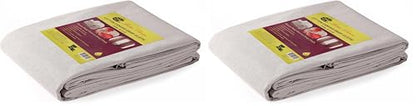 Bates- Canvas Drop Cloth - 9x12, Paint Tarp for Painting (Pack of 2) - size: 12 x 9 ft (Pack of 2)