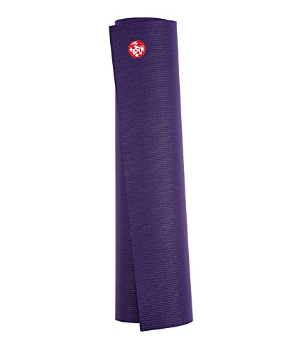 Manduka PRO Yoga Mat - 6mm | Lifetime Durability | Hygienic Construction | Premium Studio Quality | Teacher Approved - color: Black Magic, size: 71" x 26"