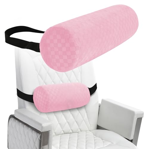 Coeyese Lumbar Roll Pillow for Lower Back Support, Light Pink, 11 * 4.3'' - color: Light Pink, size: Short-11*4.3''