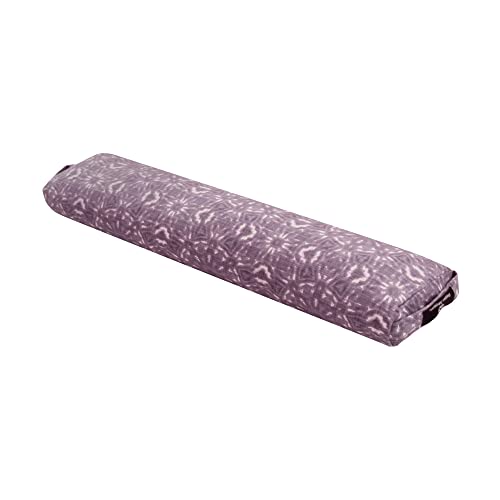 Hugger Mugger Pranayama Yoga Bolster - Very Firm, use Under Length of Spine for Deeper Breathing or Under Ankles, Handmade in The USA - color: Celestial Plum