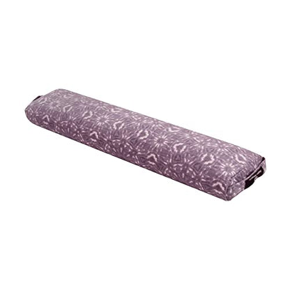 Hugger Mugger Pranayama Yoga Bolster - Very Firm, use Under Length of Spine for Deeper Breathing or Under Ankles, Handmade in The USA - color: Celestial Plum