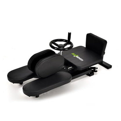 Hip Stretching Machine by Flex Bench – Improve Flexibility,Mobility and Reduce Hip Pain, Leg Stretcher - Flexibility for Yoga,Dance and Gymnastics Thighs,Glutes, Upgraded Model - New Adjustable Seat.
