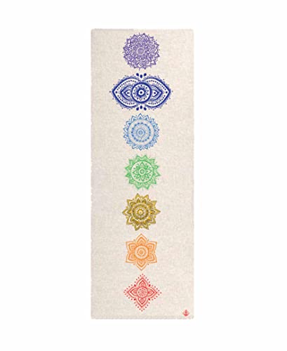 Shakti Warrior Pro Hemp Mat, Non Slip, 72 x 24 Inch, 3mm Thick - color: Chakra