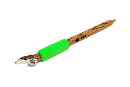 The Original DiamondCore Tools P14 Curved U Tip 3 mm Carving Tool for Pottery, Clay Carving, Sgraffito and Ceramic Surface Design - color: P14 - Curved U Tip 3 mm